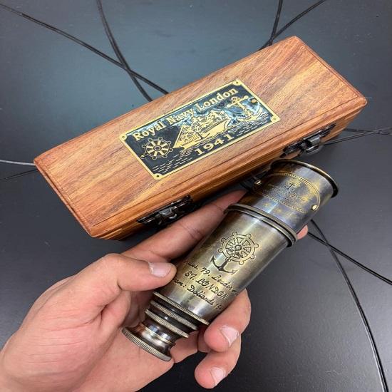 Brass   Nautical Telescope  Maritime  Handmade Collectible Gift for Sailors, Historians And Adventure Lovers