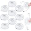 Portable Charger Cord Holder Round Storage Cable Winder Retractable Cable Management Flexible USB Wire Charging Data Line Tidy