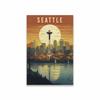Costa Rica Travel Poster Print London Bridge Vintage Travel Poster Alaska the Last Frontier Bald Eagle Canvas Painting Decor