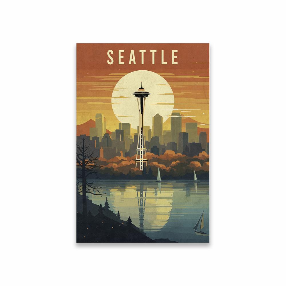Costa Rica Travel Poster Print London Bridge Vintage Travel Poster Alaska the Last Frontier Bald Eagle Canvas Painting Decor