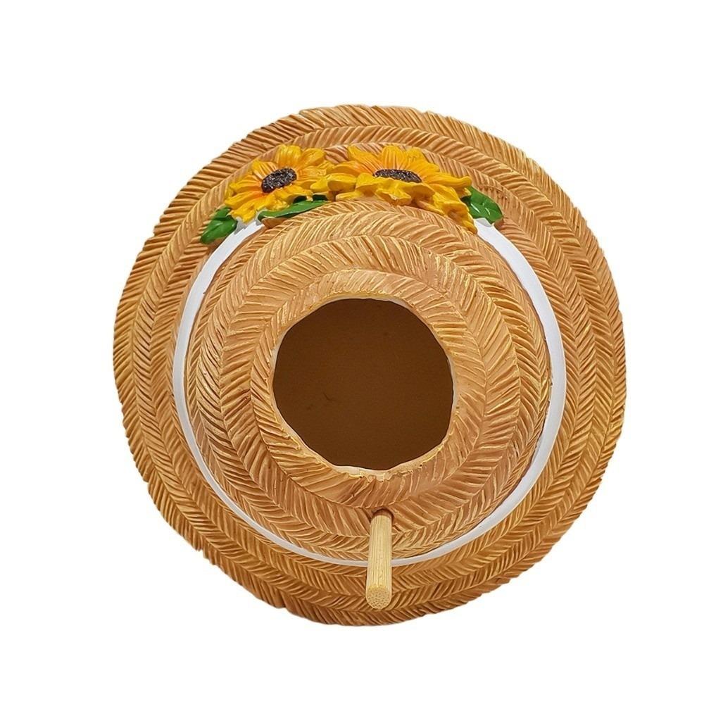 Creative Hanging Bird Nest Wall-Mounted Wild Birds Habitat Outdoor Garden Bird House