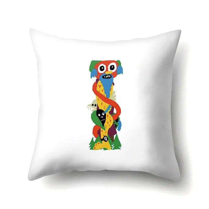 

Наволочка Автомобильная поясная подушка с английским алфавитом и тыквой наволочка для гостиной 40x40cm