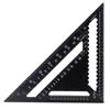 12inch Metric Aluminum Alloy Triangle Angle Ruler Protractor Woodworking Measurement Tool 30cm Quick Read Square Layout Gauge