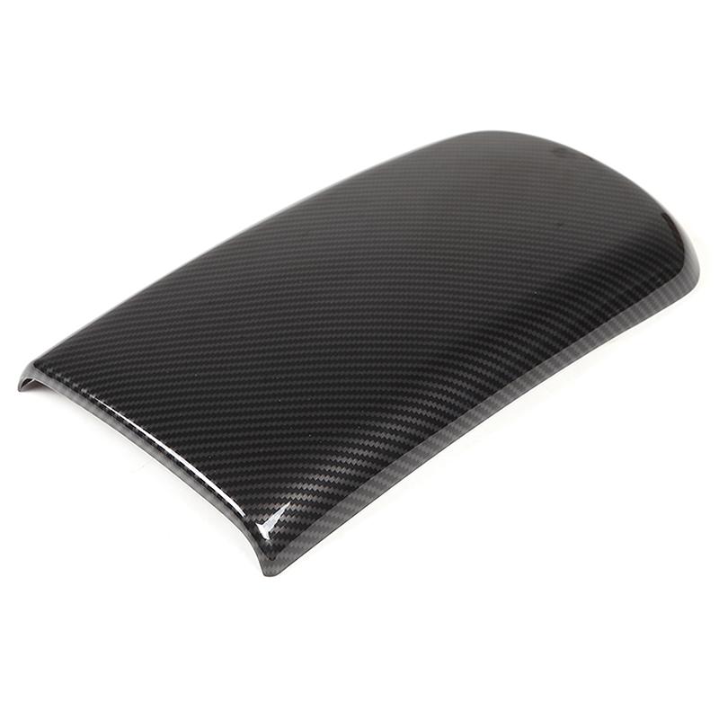 For Mitsubishi Eclipse 2006-2011 ABS Carbon Fiber Car Central Armrest Box Protective Cover Car Accessories Carbon fiber