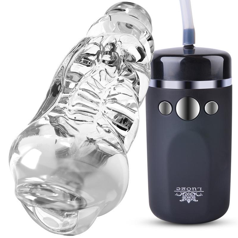 Sugeklemme Suge Oralsex Flykopp Mannlige Produkter Onanist Automatisk elektrisk sexleketøy