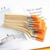 3 Pcs No. 1–12 Acrylic Paintbrushes Drawing Board Brushes Oil Painting Brushes Nylon Bristle Barbecue Brushes Paintbrushes Art Brushes