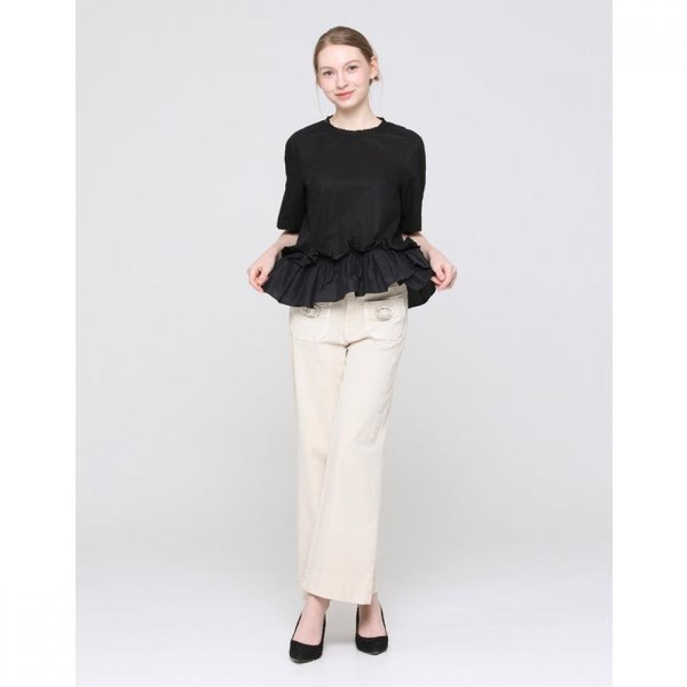 Son Jung Wan Women Lace Shirring Blouse Zbl6262341