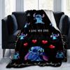 1pc Cute Stitch Printing Blanket - Soft, All-Season Throw for Living Room, Bedroom,Personalized Gift with Adorable Cartoon Design