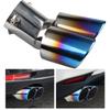 Interface 63mm Single/Dual Outlet Universal Car Exhaust Tip Stainless Steel Auto Muffler Tail Pipe Car Accessories For 1.5L-2.2L