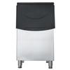 Commercial Ice Maker Storage Bin, 113 KG Capacity Ice-Bin, Stainless Steel Commercial Ice Storage Bin with Adjustable Anti-slip Rubber Feet, Suitable