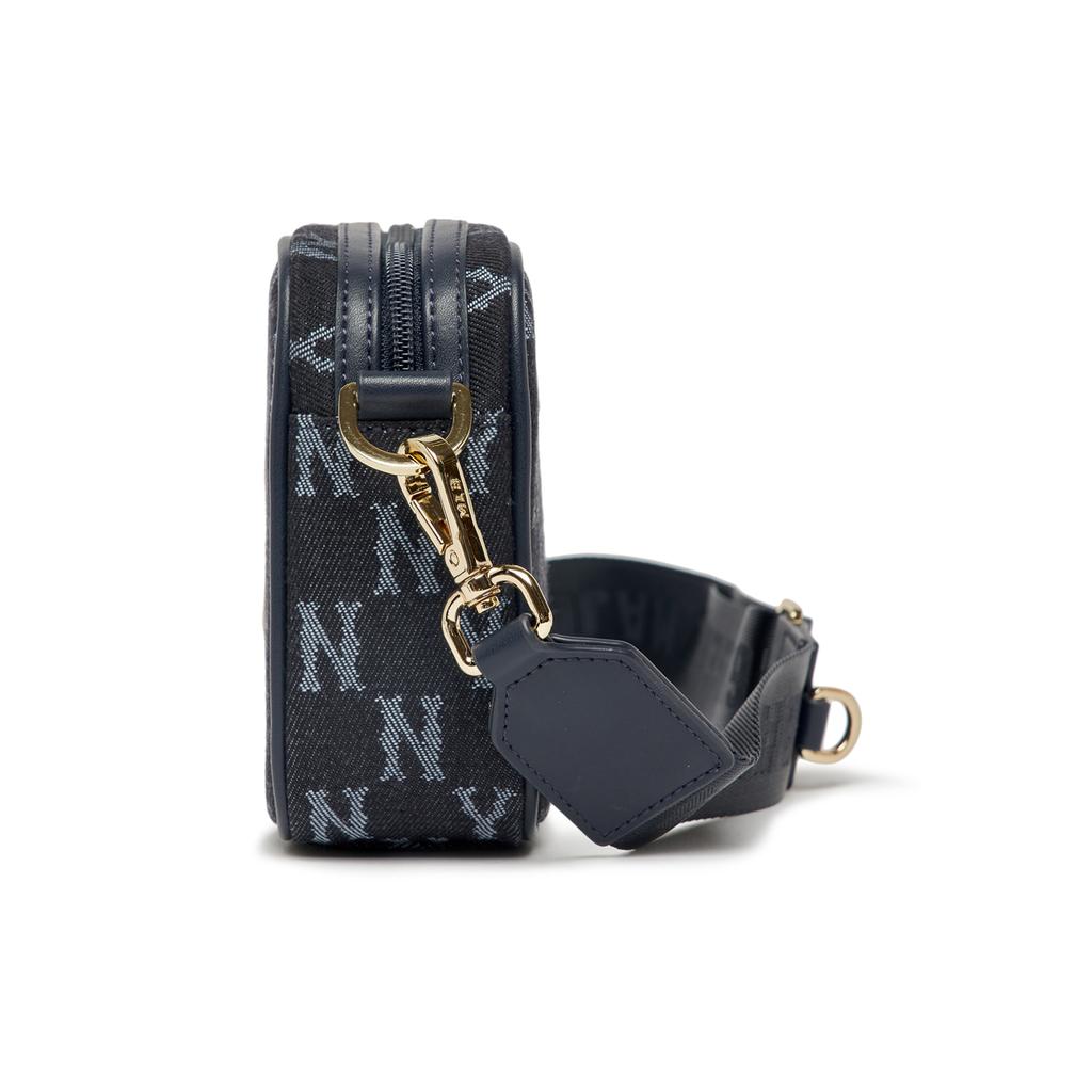 New MLB Polyester Camera Bag, Crossbody Bag, Shoulder Bag Unisex Dark Blue 7ACRM052-50BLS