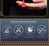 Exquisite Auspicious Clouds Gourd Keychain with Tassel - Cinnabar Bag Charm for Fortune & Longevity