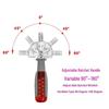 German Precision S2 Multifunctional Alloy Ratchet Screwdriver Set