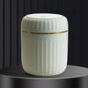 Desktop Can Non-Slip with Press-Type Lid Trash Design Compact Size Garbage