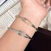 New geometric interwoven line bracelet light luxury Japanese and Korean bracelet ins style hand jewelry