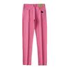 Men's Casual Pants  Spring Summer Slim Small Straight Leg Comfortable Fashion Elastic Waist Trousers