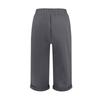 Women's Color Drawstring Cotton Linen Casual Pants Pocket Elastic Waist Home Five Piece Pants