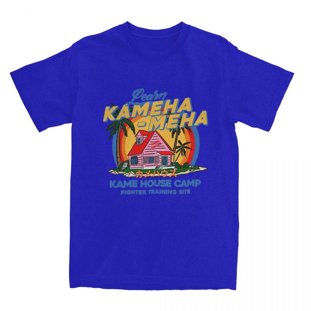 Casual Kame House Beach Camp Turtle Island Anime T-Shirts for Men Women Cotton Tee Shirt Big Size Clothing