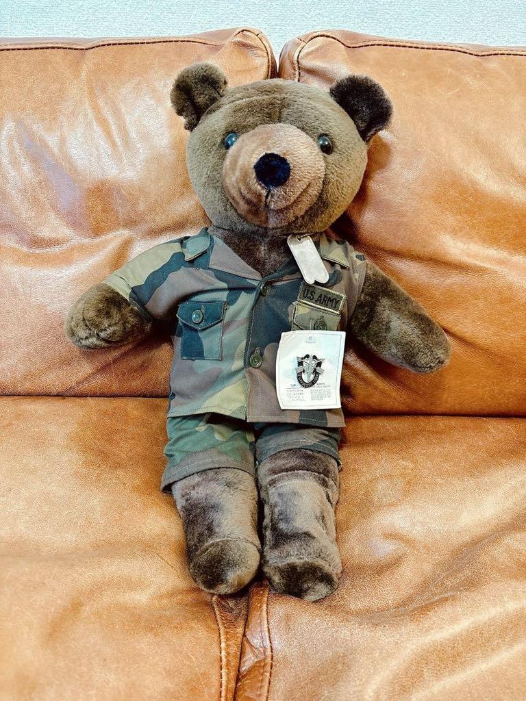 [USED] BEAR FORCES Military Camouflage Teddy Bear, 50cm