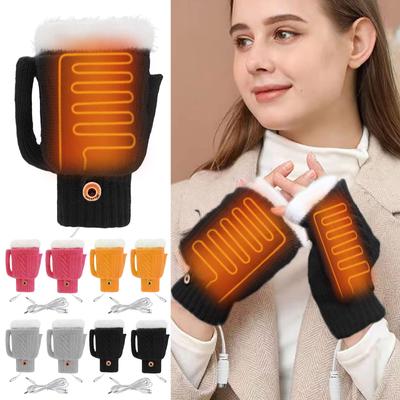 Warme Handschuhe, elektrische Winterheizung, USB-aufladbar, intelligente warme Winterhandschuhe zum Skifahren bei kaltem Wetter, Autofahren, Wandern, Komfort