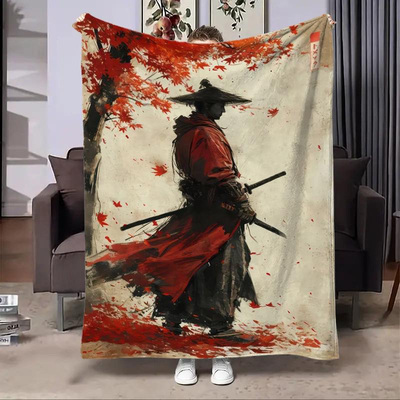 8 Größen Japanische Geisha Flussbedruckte Decke Warm Weich und Bequem Haus Reise Decke Sofa Bettwäsche Bezug Decke Kinder Geschenk