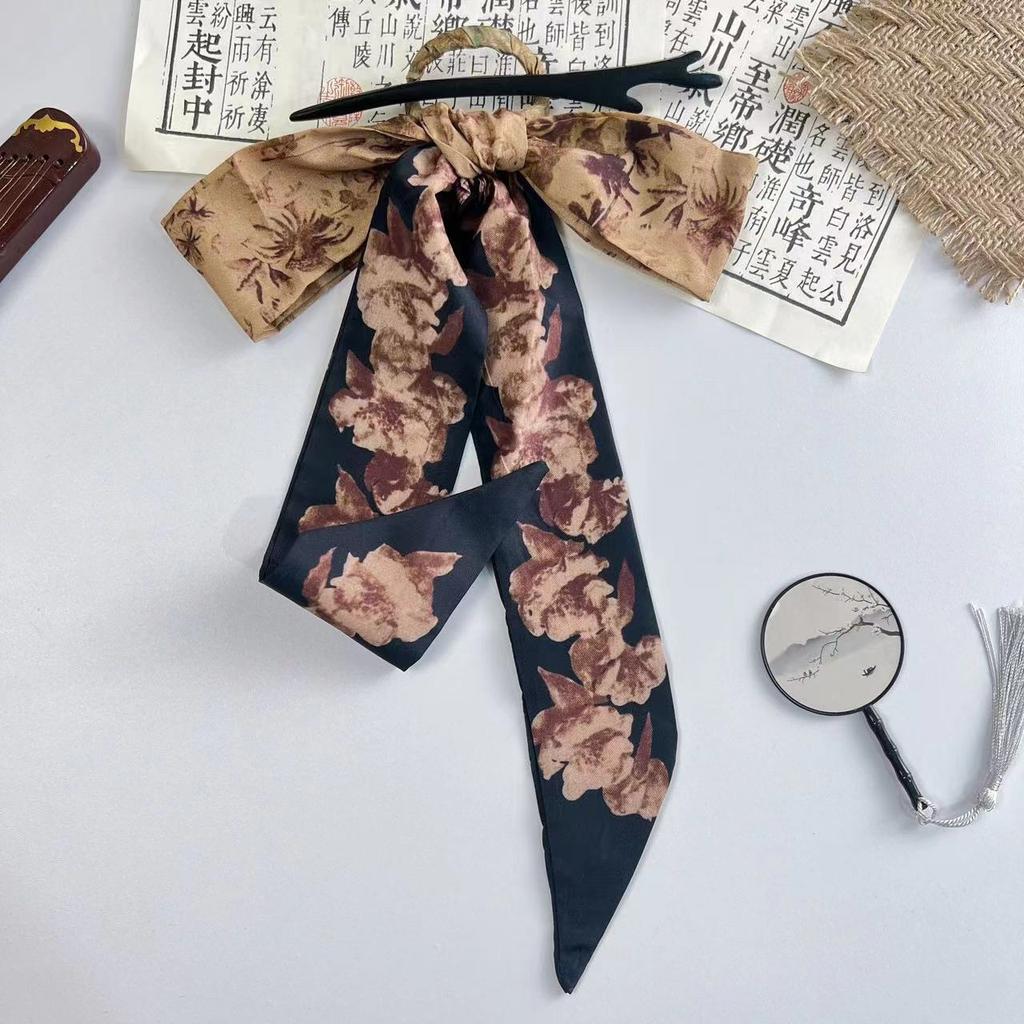 Klassiker mit tausend Zeichen Elegante Haarnadel mit Schleife im alten Stil und Streamer für Frauen