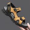 Men's Sandals In Summer Fashion Lightweight Casual Leather Shoes Large Size Sandals for Men