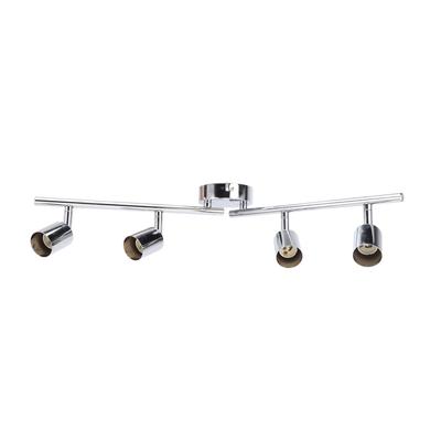 Lamp Holder 4 Head Adjustable Flexible Rotation GU10 Light Holder for Bedrooms Living Rooms