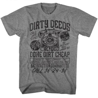 Ac Dc Dirty Deeds Done Dirt Cheap Unisex T-shirt Band Merch