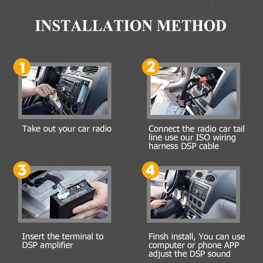 4-channel Powerful Car Audio Subwoofer Aluminum Alloy Vehicle Power Stereo Amp Sound Amplifiers 12V 9900W Car Amplifier