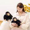 Soft Fluffy Chimpanzee Plush Toy Realistic Design Gorilla Stuffed Animal  Home Decor