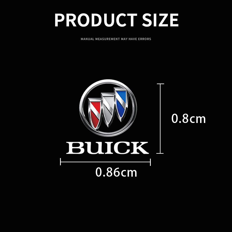 Car Interior Steering Wheel Dashboard Central Stickers Badge For Buick Century Excelle XT Envision Verano Regal Encore enclave
