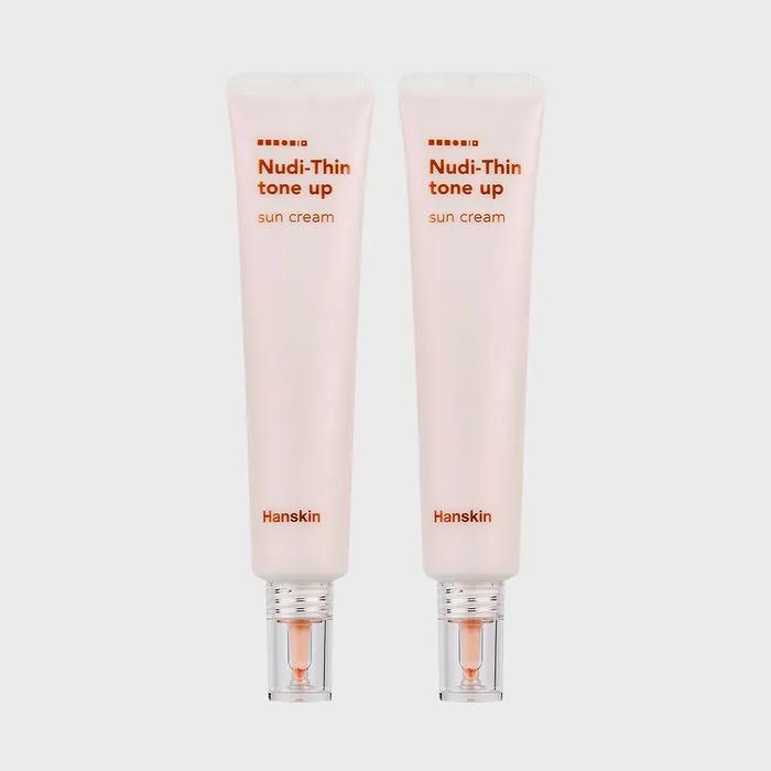 

Hanskin Nude Scene Tone Up Sun Cream 40ml x 2 (SPF50+/PA++++)