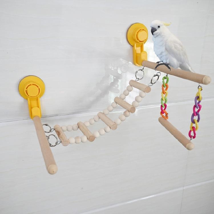 Multifunctional Parrots Stand Branch Ladder Scratchers for Conure Lovebirds