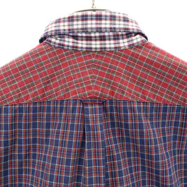A Bathing Ape Check Pattern Short Sleeve Button Down Shirt M Men's Used