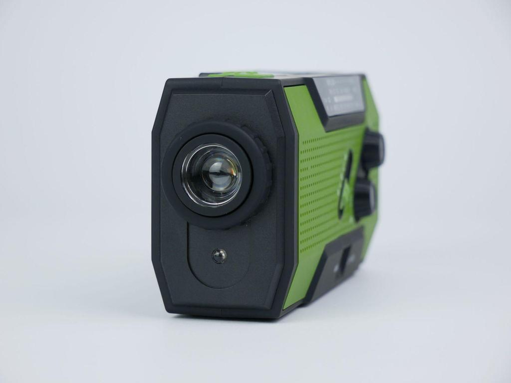 Solar Hand-Cranked Multi-Function Emergency Radio for Outdoor Use