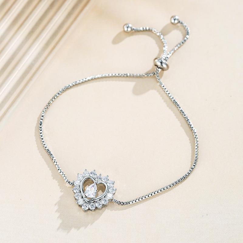 Simple Fashion Jewelry Fashionable Hand Jewelry Women's Valentine's Day Gift Heart Love Bracelet