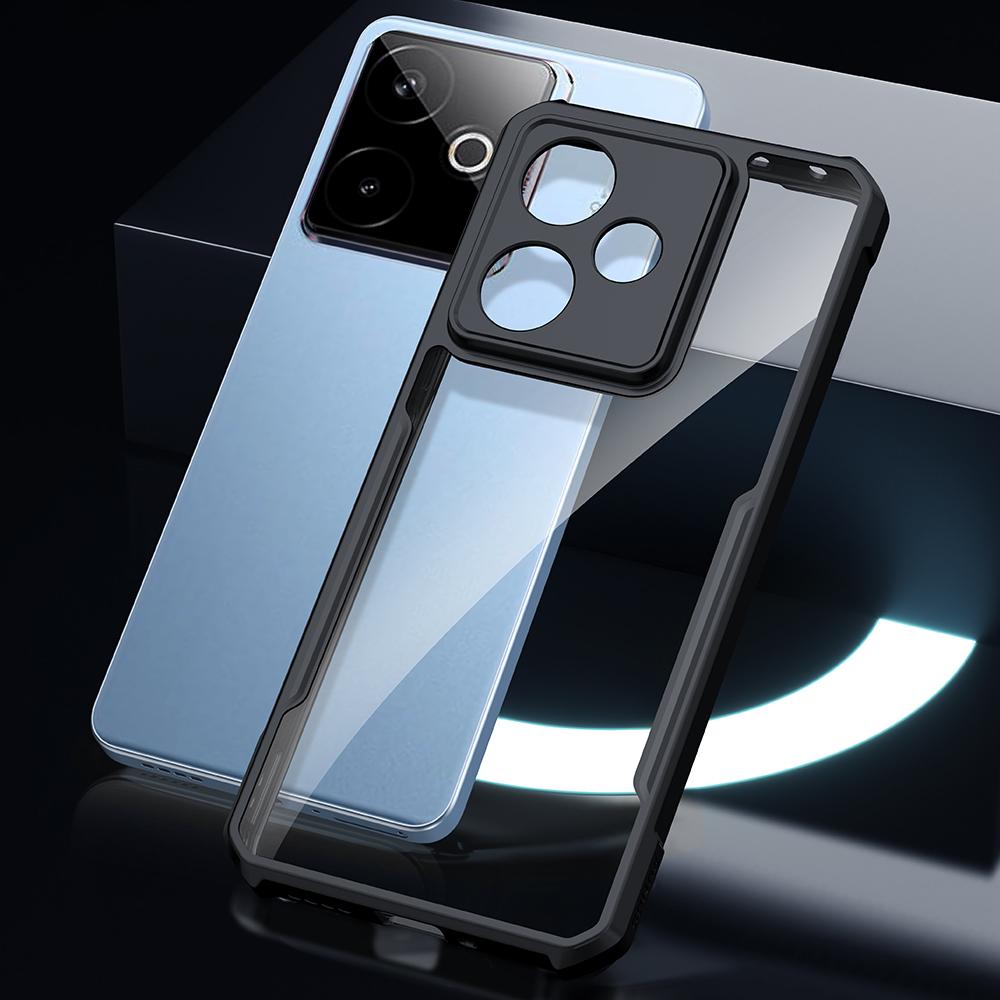 

XUNDD For Realme GT 7T 5G/GT 7 5G Case Dropproof TPU+Acrylic Clear Back Phone Cover A