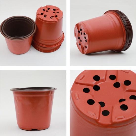 Anzuchttopf für Sämlinge Blumentopf mit Drainagelöchern Pflanzübertöpfe für Pflanzen Stecklinge Samen Sämlinge Hausgarten