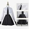 Akiko Yosano Cosplay Bungo Stray Dogs Costumes Sexy Insane Uniform Shirt Skirt Tie Wig Glove Stocking Costume For Women Comiket