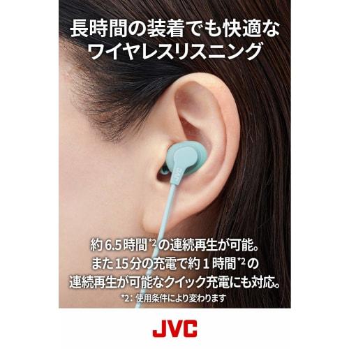 JVC Kenwood HA-FX28W-P Bluetooth Wireless Earphones, Water-Resistant, Pink