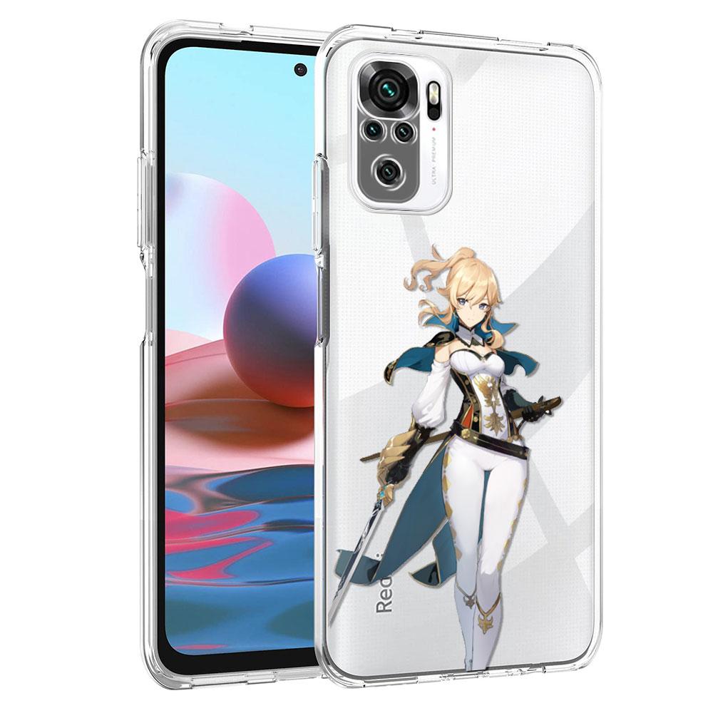 

Прозрачный чехол для Xiaomi Redmi Note 10 9S 9 8 Pro 10S 7 9C 8T 9A K40 9T 7A 8A силиконовый чехол для телефона Game Genshin Impact Redmi K40