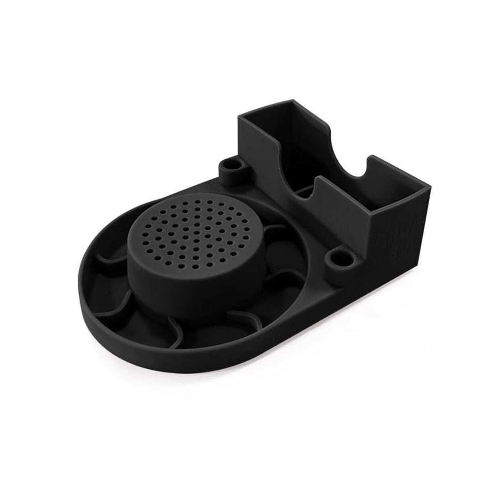 Силиконовая сушилка для бутылок с водой, нескользящая сушилка для стаканов, подставка-слив для бутылок, аксессуары для Stanley Cup 40 унций чёрный