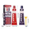 Magic Repair Glue AB Strong Metal Repair Glue Heat Resistance Cold Weld Metal Repair Adhesive Casting Glue for Metal PVC Repair