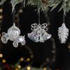 Acrylic Reindeer Ornament for Xmas Tree Crystal Dancing Hanging Figurine Decor Deer Ornament for Home Xmas Tree Party Supply