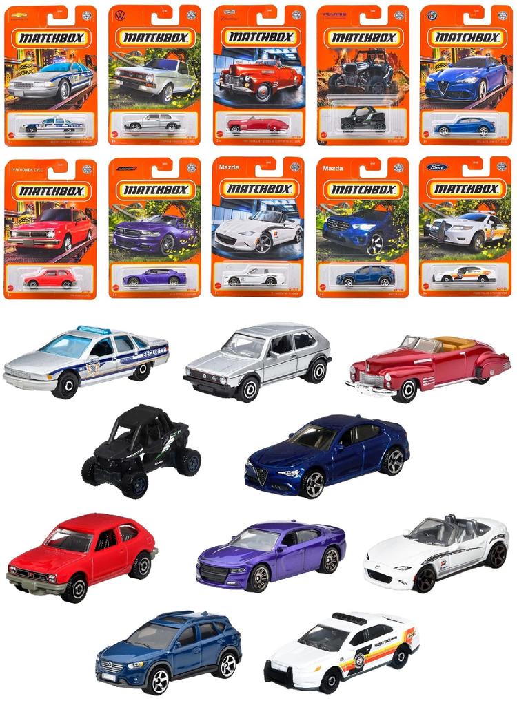 Matchbox Basic Car Assortment mini cars sold in years old and [24 box] [3 up] 980D-30782