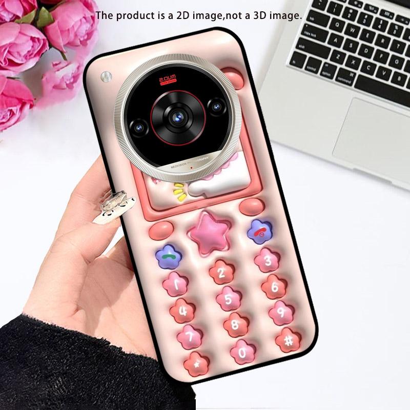 Etui na Nubia Focus 2 Ultra Z2463N 6.8" Miękki Silikon TPU Pokrowiec na Telefon dla ZTE Nubia Focus2 Ultra 5G Odporna na Wstrząsy Obudowa Focus2Ultra