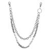 Double-layer Trendy Hip-hop Trouser Chain, Jeans Pendant, Retro Pendant Trouser Chain.