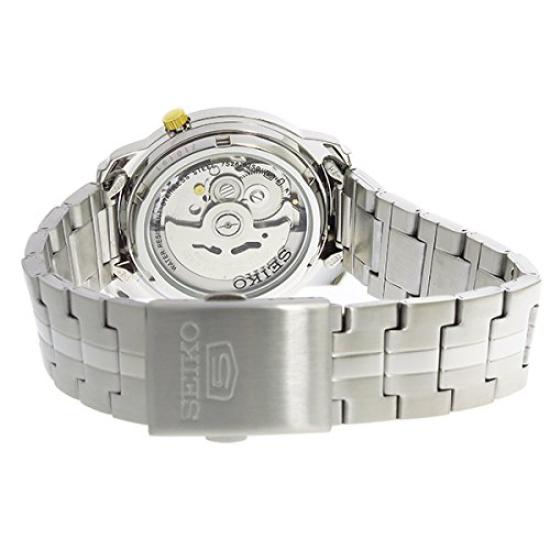 SEIKO 5 Automatic Watch Model SNK355K1 Silver Dial Stainless Steel Men's Design