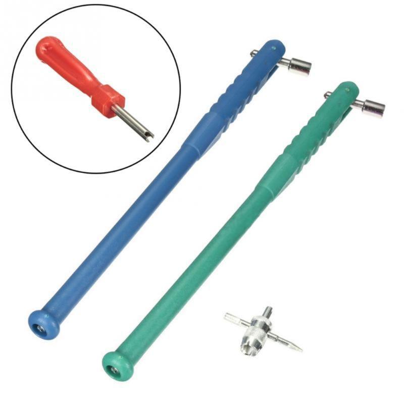 4 in 1 Tire Valve Stem Core Remover Repairing Tool Kit Universal Car Motorcycle Tyre Valve Installation Removal Tools